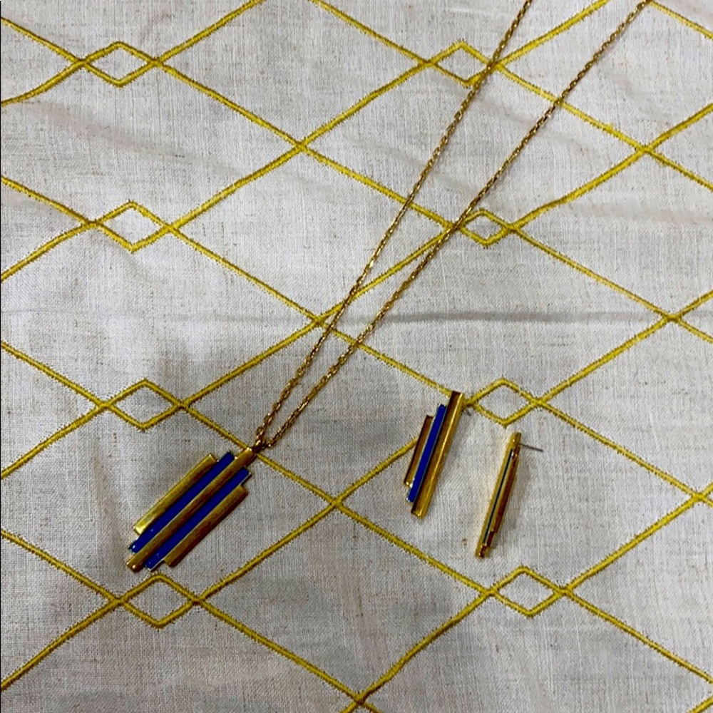 Long Necklace and Earring Set